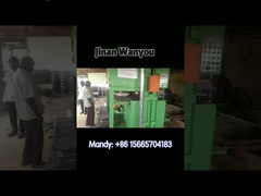 4는 나이지리아에서 자동 계란 트레이 박스 카톤 기계를 성형합니다