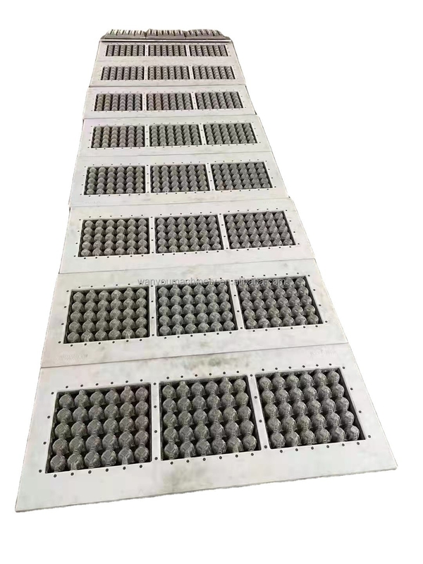 재활용 2000pcs / h 종이 계란 트레이 기계 펄스 폼핑 머신 펄스 트레이 만드는 기계