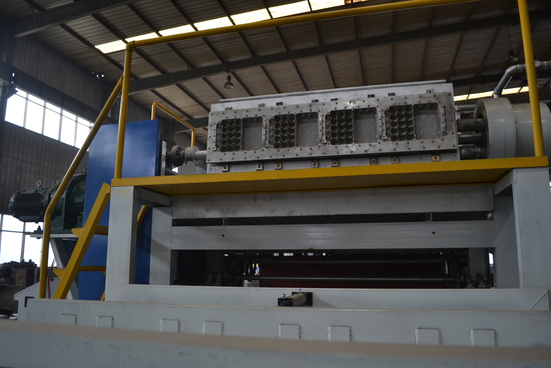 환경 친화적 폐기물 종이 계란 카튼 생산 라인 회전형 45KW-200kw 대용량 계란 트레이 기계 15 좌석 계란 카튼 제조 기계 4 * 4 곰팡이 유형
