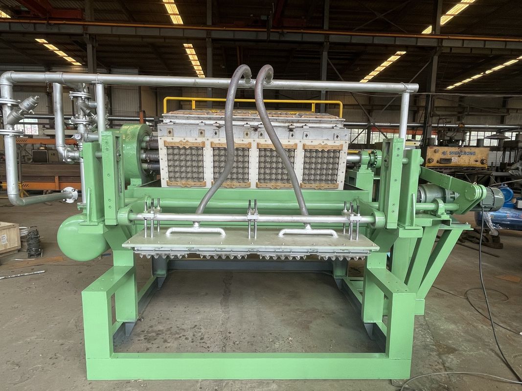 2500-3000pcs/hour 용량 반 자동 4*4 Mold 계란 트레이 제조 기계