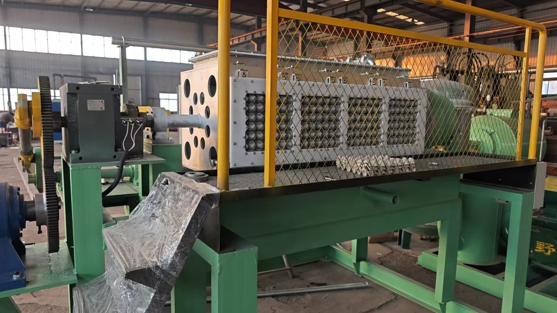 4면 회전식 종이 계란 트레이 기계 PLC 제어 및 계란 트레이 성형 생산을 위한 플라스틱 금형 재료