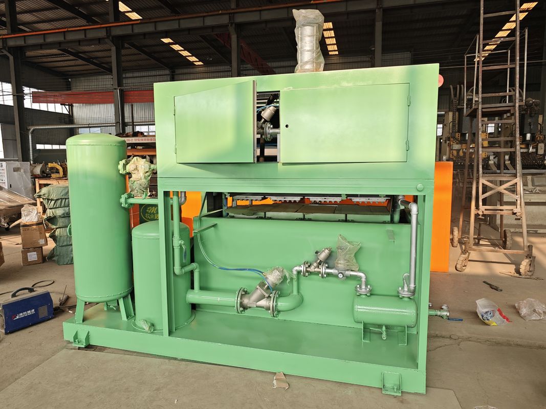 PLC 제어 1300pcs 계란 트레이 생산 라인 계란 트레이 기계 380V 50hz
