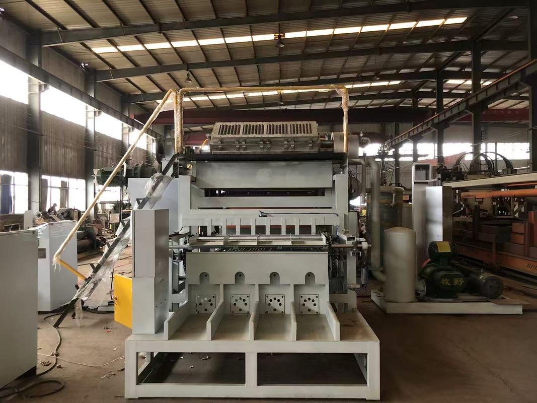 3000pcs/h 4+4 Molds Automatic Egg Tray Machine Production Line Using Recycled Paper Pulp to Create Various Types of Egg Trays and Cartons PLC Controlled