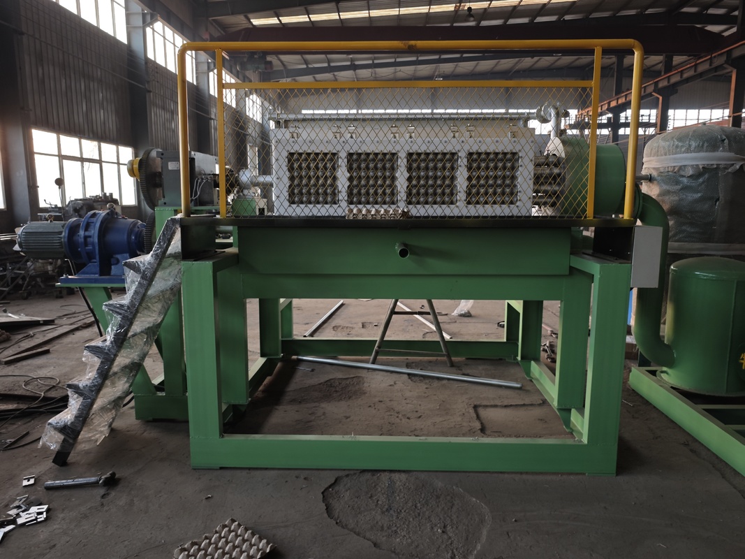 2500-3000pcs/hour 용량 반 자동 4*4 Mold 계란 트레이 제조 기계