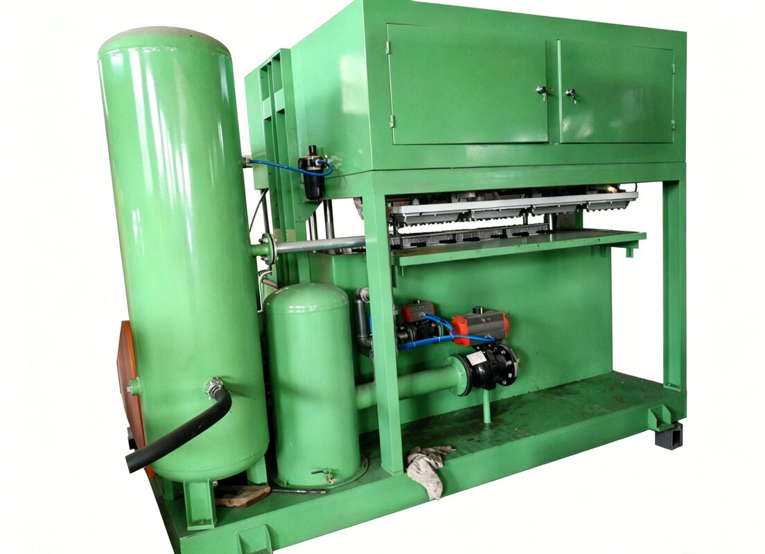40-65kw 1000-1500pcs Per Hour Egg Tray Machine EggTray 생산 라인 에그 트레이를 만드는 에그 카튼 신발 트레이 유치실 트레이 알루미늄 곰팡이 PLC 제어