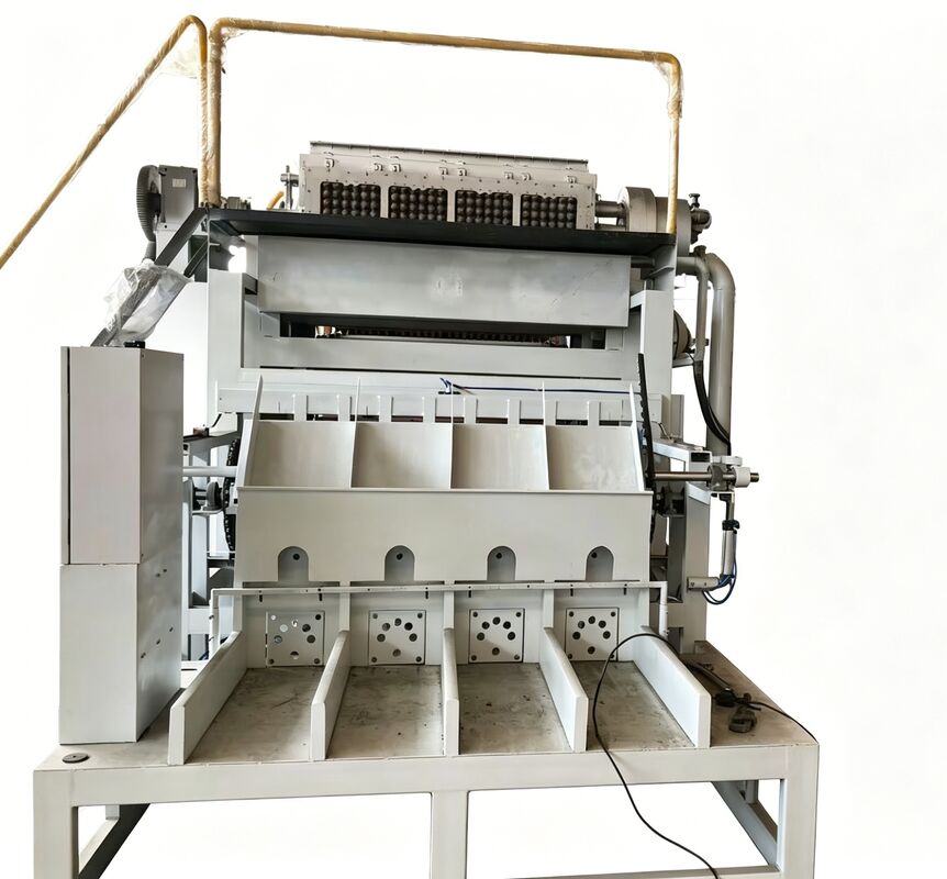 WANYOU WY-1 Rotary Egg Tray Making Machine 2000-2500 pcs/h Recycled Paper Pulp Molding for Serbian Poultry Farm Egg Tray Production Line