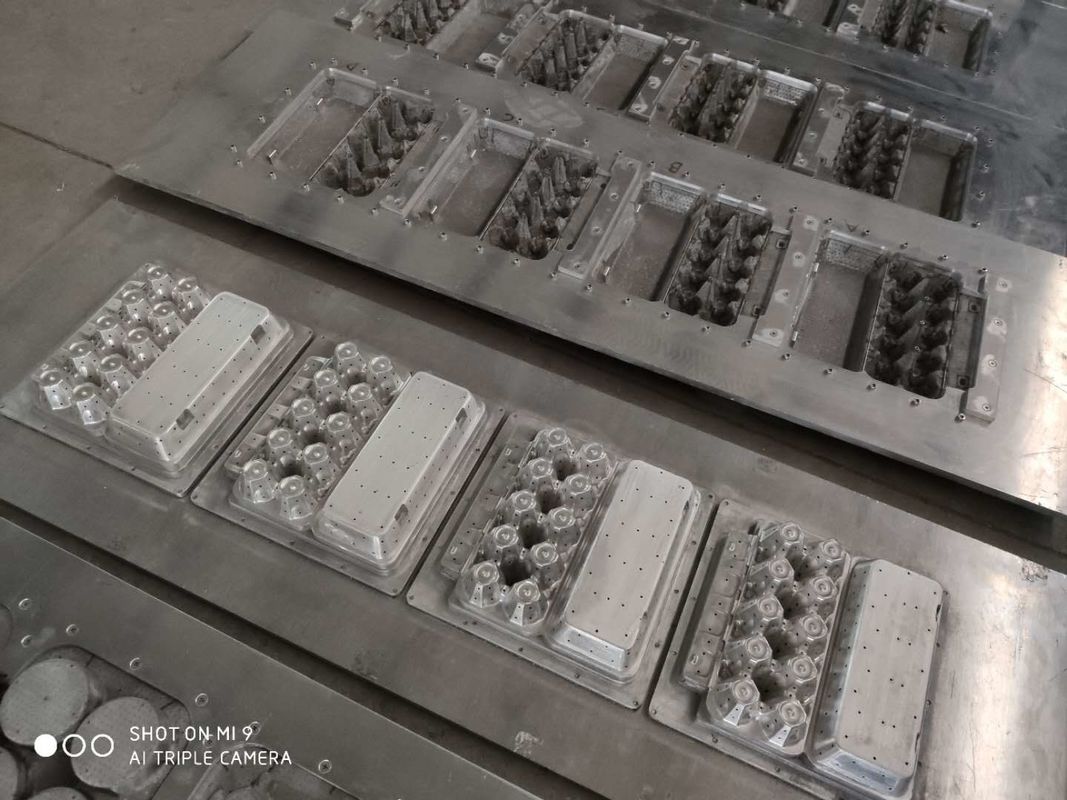 주조된 펄프 제품을 위한 서류상 계란 쟁반 기계 20 구멍 펄프 형