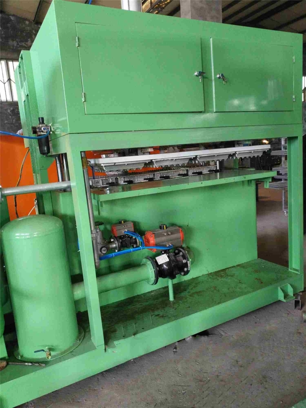 PLC 제어 1300pcs 계란 트레이 생산 라인 계란 트레이 기계 380V 50hz