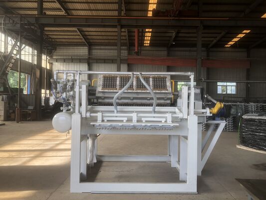 고속 2500-3000개/h 회전식 종이 계란 트레이 기계 계란 판지 생산 라인 PLC 제어 80/120KW
